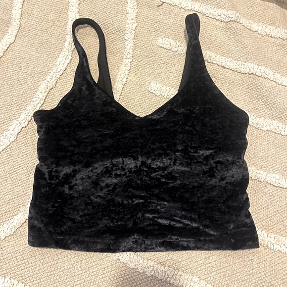 lululemon holiday limited edition velvet black align tank size 6 sold out $88 - Picture 2 of 4